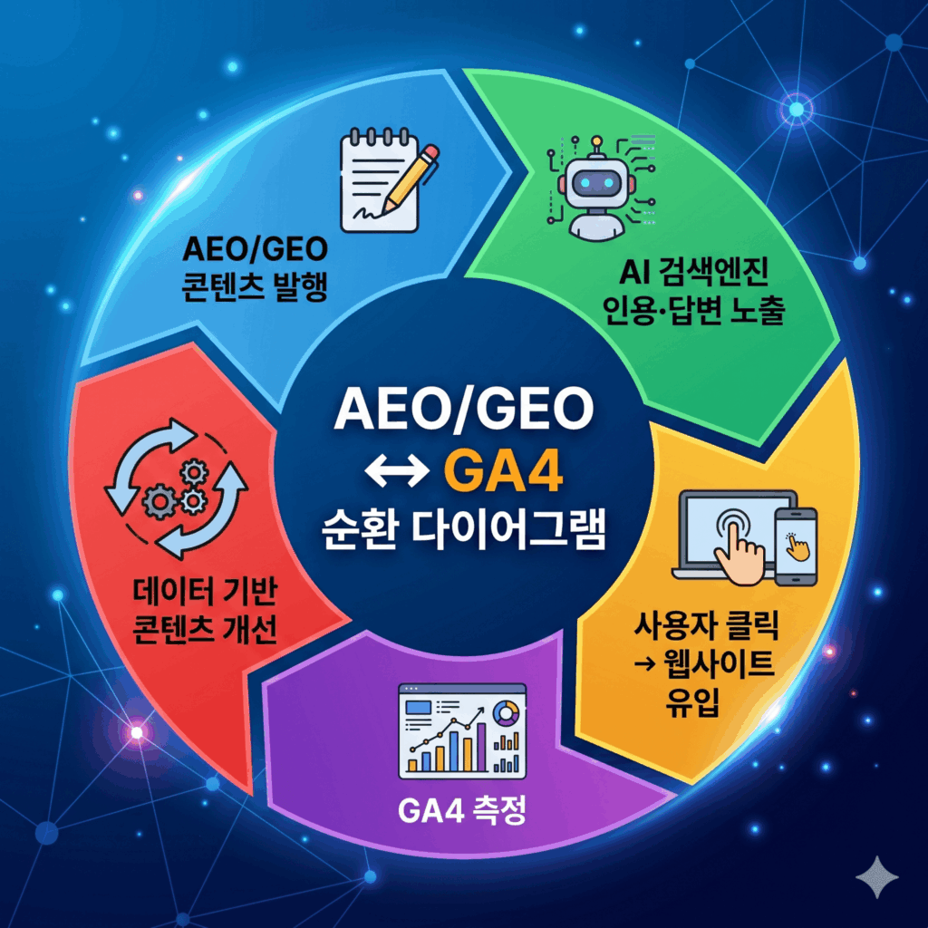 AEO_GEO 순환 다이어그램